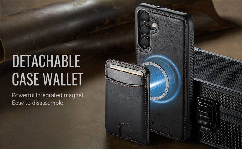 JEEHOOD Samsung Galaxy A17 Wallet Case